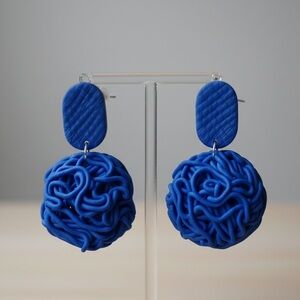 Tangled Abstract Stud — Handmade Earrings — Hypoallergenic